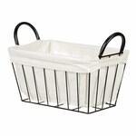 OV4130-M - Kôš kovový, s látkou.