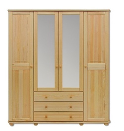 FS-130 šatníková skriňa 4-dverová so zrkadlom
