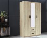 Šatníková skriňa SIMPLE 120 3D2Dr dub sonoma