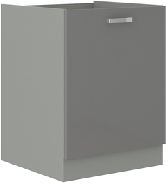 D60 dolná skrinka jednodverová GREY pravá