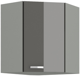 WRP horná rohová skrinka GREY pravá
