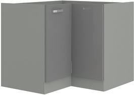 DRP dolná rohová skrinka GREY pravá