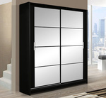 Šatník DAKOTA 160 čierna