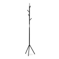 80001-01 BK - Vešiak stojanový, výška 179 cm, kovová konštrukcia, čierny matný lak, nosnosť 6 kg
