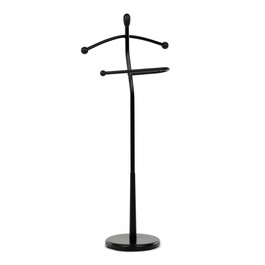 82646 BK - Nemý sluha, výška 120 cm, masív kaučukovník, čierny, nos. 5 kg