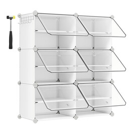 Botník, plast, biela, ABO-E1033 WT