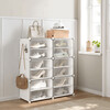 Botník, plast, biela, ABO-E1033 WT