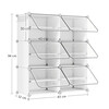 Botník, plast, biela, ABO-E1033 WT