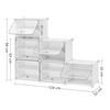 Botník, plast, biela, ABO-E1033 WT