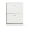 Botník, mdf, biela, ABO-G1014 WT