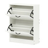 Botník, mdf, biela, ABO-G1014 WT