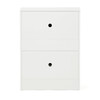 Botník, mdf, biela, ABO-G1014 WT