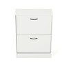 Botník, mdf, biela, ABO-G1014 WT
