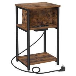 Odkladací stolík 30x34x58cm, mdf, old wood, AFK-E1175 OLW