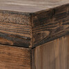 AHG-536 PINE - Konferenčný stôl, 120x60 cm, MDF doska, masív borovice, kov, čierny lak