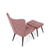 Relaxačné kreslo, ružová, zamatová látka, AK-303 PINK2
