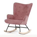 Hojdacie kreslo, ružová, látka, AK-373 PINK2