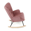 Hojdacie kreslo, ružová, látka, AK-373 PINK2