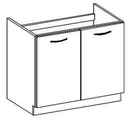 D80ZL dolná skrinka pod drez KARMEN