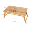 Odkladací stolík 75x35x29cm, bambus, AKF-E1002 NAT