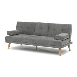 Trojmiestna rozkladacia pohovka, sivá, látka, ASB-C3034 GREY2