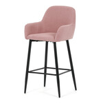 Barová stolička, ružová, látka, AUB-V4009 PINK6