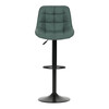 Barová stolička, zelená, látka, AUB-V3066 GRN3