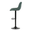 Barová stolička, zelená, látka, AUB-V3066 GRN3