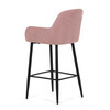 Barová stolička, ružová, látka, AUB-V4009 PINK6