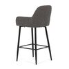 Barová stolička, šedá, látka, AUB-V4009 GREY6