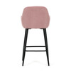 Barová stolička, ružová, látka, AUB-V4009 PINK6