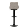 Barová stolička, béžová, látka, AUB-V3066 LAN3