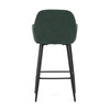 Barová stolička, zelená, látka, AUB-V4009 GRN6