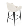 Barová stolička, béžová, látka, AUB-V4009 CRM6