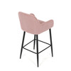 Barová stolička, ružová, látka, AUB-V4009 PINK6