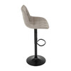 Barová stolička, béžová, látka, AUB-V3066 LAN3