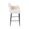 Barová stolička, béžová, látka, AUB-V4009 CRM6