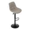 Barová stolička, béžová, látka, AUB-V3066 LAN3