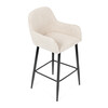 Barová stolička, béžová, látka, AUB-V4009 CRM6