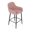 Barová stolička, ružová, látka, AUB-V4009 PINK6