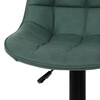 Barová stolička, zelená, látka, AUB-V3066 GRN3