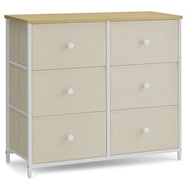 AUK-E1033 WT - Komoda, 80x30x71 cm, MDF, kov, netkaná textília