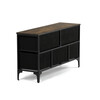 AUK-W2103 BK - Komoda s 5 zásuvkami, 103x30x56