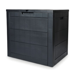 Záhradný úložný box 56x43x53cm, plast, šedá, AZB-G2035 GREY