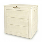 Záhradný úložný box 56x43x53cm, plast, béžová, AZB-G2035 CRM