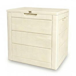 Záhradný úložný box 56x43x53cm, plast, béžová, AZB-G2035 CRM
