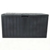Záhradný úložný box 112x49x54cm, plast, šedá, AZB-G2075 GREY