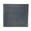 Záhradný úložný box 56x43x53cm, plast, šedá, AZB-G2035 GREY