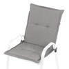 Polstrovaná podložka, látka, šedá, AZP-S1028 GREY