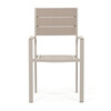 Záhradná zostava 156x78x74cm, polywood, béžová, AZS-B1656 CRM